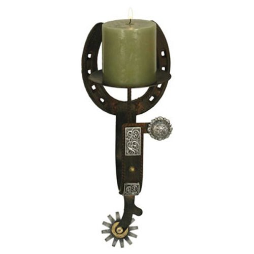 River's Edge Products Cast Iron 2 Piece Candle Holder Set