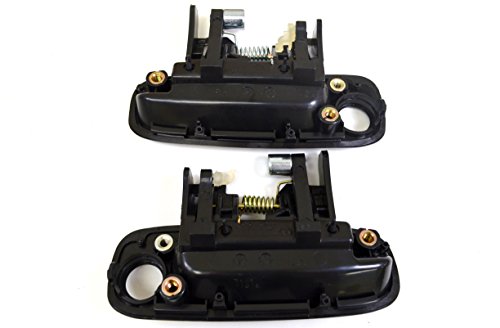 Pt Auto Warehouse To-3199A-Qp - Outside Exterior Outer Door Handle, Textured Black - Front Left/Right, Rear Left/Right #TOP1