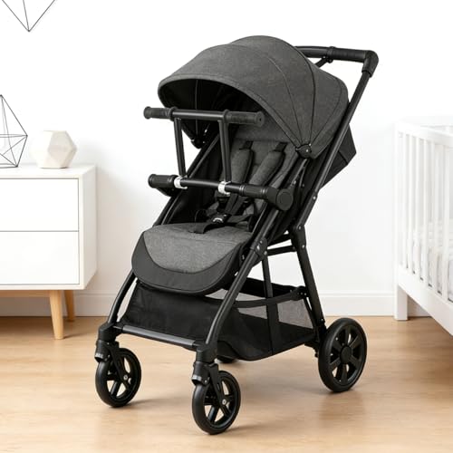 BESPORTBLE Kinderwagen Griffverlängerung Aus Edelstahl Kompatibel Erhöhter Komfort Einfache Montage Für Spaziergänge Und Einkäufe