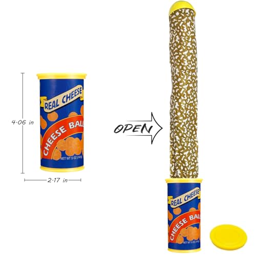 Prank Potato Chip Can Snake Pranks Jump Spring Toy Prankster Stuff Gifts for Adults, Gags Practical Joke Toys for Hallow - Additional View