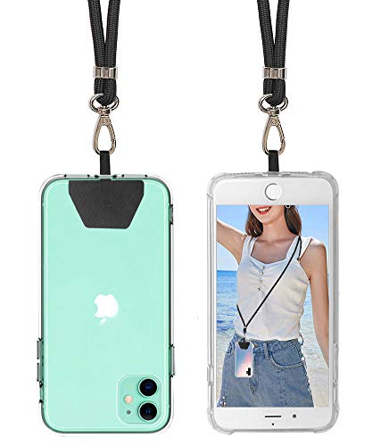 SS Phone Lanyard, Cell Phone Lanyard with Adjustable Detachable Neckstrap and Phone Tether