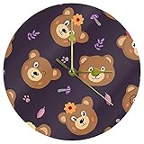 Sans tic-tac. Trotteuse silencieuse, pas de tic-tac pour garantir un bon sommeil ou un bon environnement de travail. Une fixation intégrée à l'arrière de l'horloge permet de l'accrocher facilement à un clou ou un crochet.