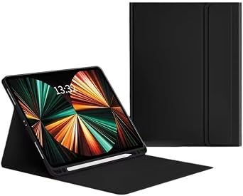 Smart Case for Samsung Galaxy Tab S10 S9 S8 Ultra 14.6" SM-X920 X910 X900 Tablet Cover with Pencil Holder Black, S10 Ultra