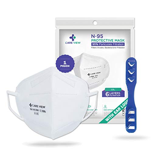 Image of Careview� N-95 Protective Face Mask with 6 Layered Filtration