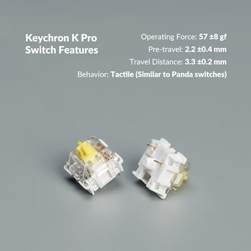 Image of Keychron K4 Pro QMK /VIA Bluetooth Wireless Mechanical Keyboard, 96% Layout Custom Programmable Gaming Keyboard with White Backlit, Hot-Swappable K Pro Banana Switch for Mac Windows Linux - White