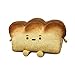 EPRHAY 26cm Cute Creative Toast Bread Stuffed Plush, Simulation Toast Food Pillow, Fluffy Soft Bread Sofa Cushion Throw Hugging Pillow