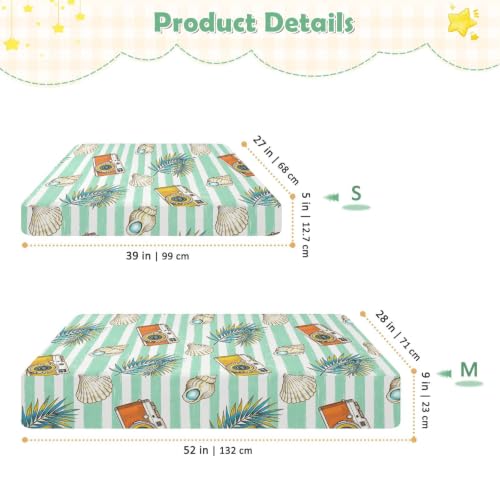 Drap imperméable lit enfant Essentials literie été imprimé coquillage