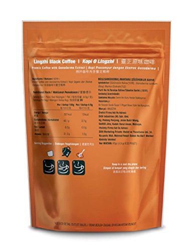 6 Packs Dxn Lingzhi Black Coffee Ganoderma 20 Sachets #TOP2