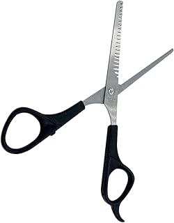 فوميز. مقص حلاقة من قطعة واحدة، مقص اسنان اسود من الستانلس ستيل، مقص قص الشعر، مقص تصفيف الشعر، مقص الابط، اداة قص الشعر، اداة تشذيب الشعر