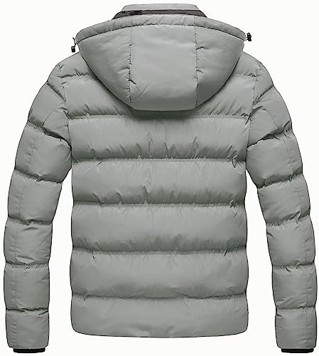 Image of Men's Puffer Jacket Waterproof Winter Parka jacket Warm Thicken Ski Coat