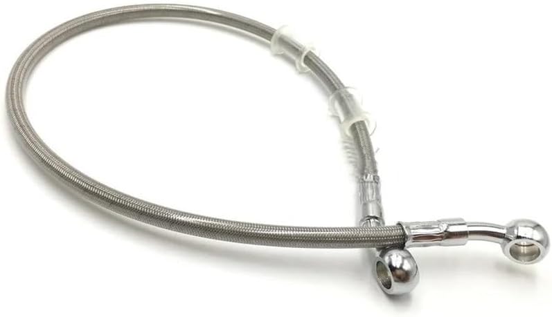 Brake Oil Hose Line Only Silver Braided Cable 10Mm Banjo Pipe For Suzuki Atv Brake Oil Hose 300-1900Mm Motorcycle Hydraulic Brake Hose Line