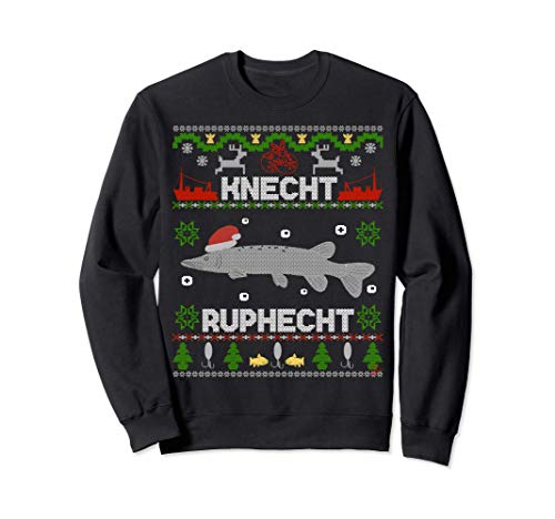 zander claus`s Knecht Ruphecht Weihnachtspullover lustiges Sweatshirt