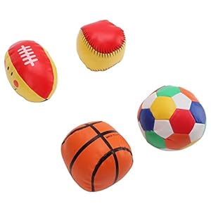 sportballen, schuimrubberen sportballen, stressvermindering, uitstekend uiterlijk, cadeau, kinderspeelgoed voor strand…
