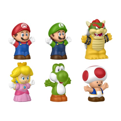 Fisher-Price Little People My Mario 6-Piece Character Figure Set