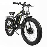 3000W Peak Dual Motors Electric Bike & 38MPH Speed: This electric bike for adults equipped with dual 1000W (3000W peak) motors, this AWD e-bike delivers unmatched power, reaching 35MPH and tackling 35% inclines. Dual motor electric bike switch betwee...