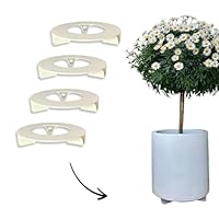 Pot De Fleurs - Marque - Cache-pot Rouge Vin - Diamètre 16 Cm - Motif Cannelé Original