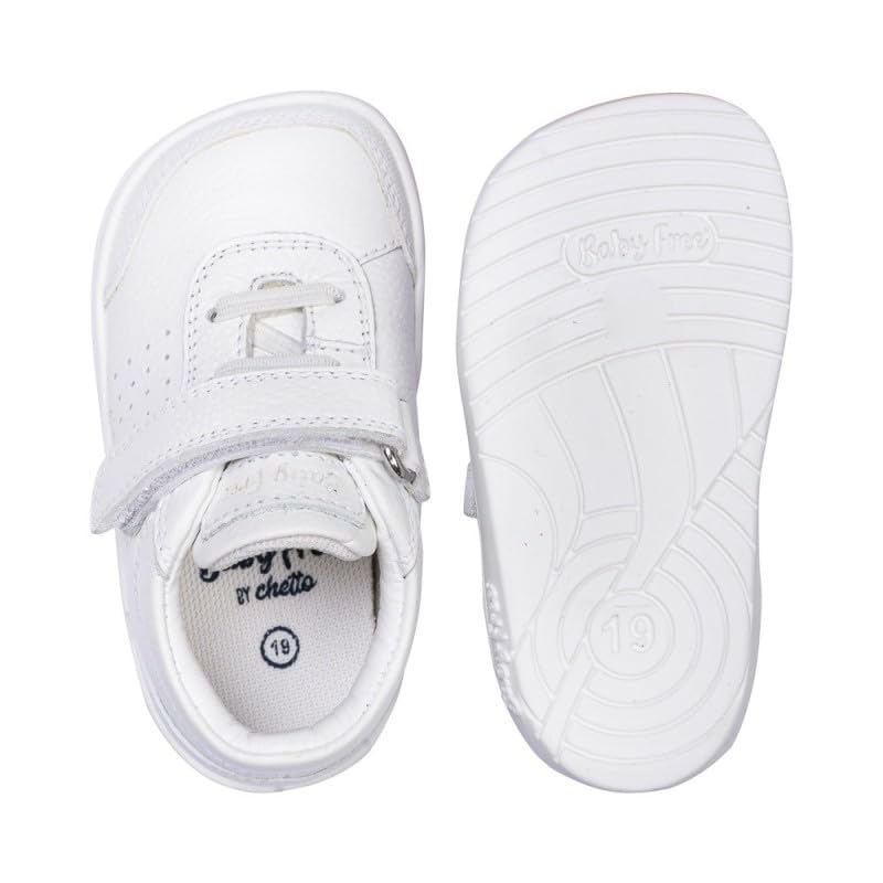 BABY FREE Zapato guarderia Blanco – Primeros Pasos Barefoot