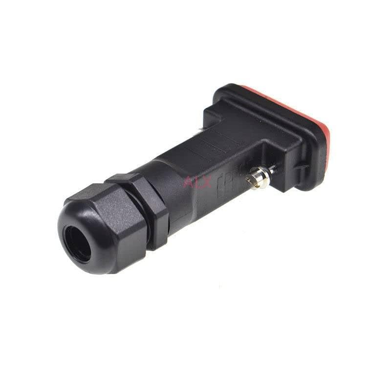 1Pcs DB9 DB15 2w2 Connector Cable Waterproof Shell IP67 Housing for D-SUB 9 Pin 2 Rows DB15 3 Rows Serial RS232 Connector