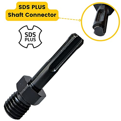 Core Drill Bit Sds Plus Arbor Adapter 5/8"-11 Unc Thread Male To Sds Plus Shank Hammer Drill Diamond Hole Saw 5/8" 11 Male Drill Attachment Arbor Shaft Adapter By Drilax #TOP3
