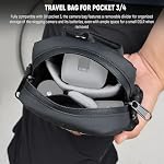 NEEWER Camera Sling Bag, Water Resistant Lightweight Compact Travel Case Crossbody for Photographers, Compatible with DJI Osmo Pocket 4 3 iPhone DSLR Mirrorless Small Photography Accessories, PB13