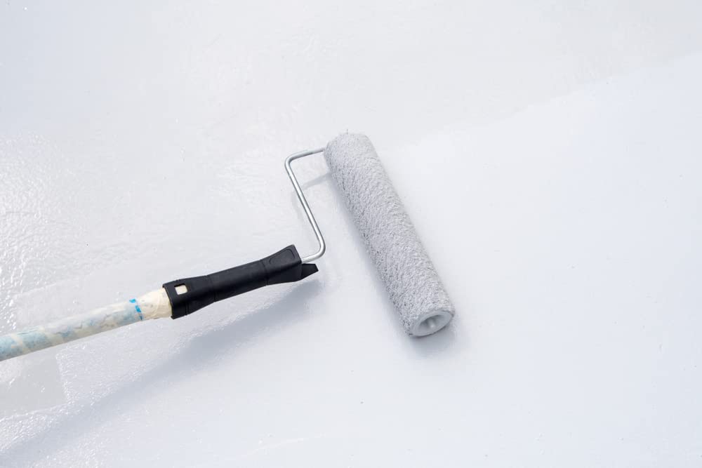 Peinture Résine Epoxy sol béton Garage Gris fenêtre 4,5KG Trafic intense Etanche