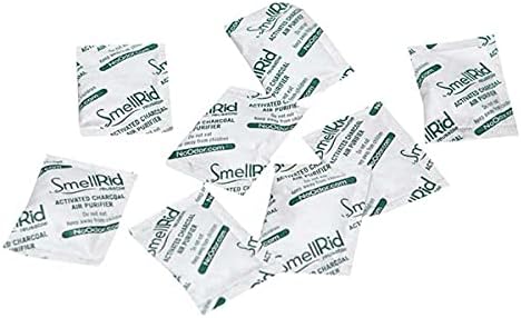 SMELLRID Natural Diaper Pail Activated Carbon Odor Eliminator Filters [30 Pack] Compatible with Disposable & Cloth Diaper Pails. Use as Refill or by Itself to Deodorize & Save. Size: 2.4 x 3.2 Inches