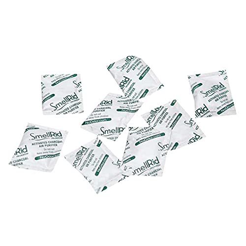 SMELLRID Natural Diaper Pail Activated Carbon Odor Eliminator Filters [30 Pack] Compatible with Disposable & Cloth Diaper Pails. Use as Refill or by Itself to Deodorize & Save. Size: 2.4 x 3.2 Inches