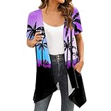 generico cardigan kimono a maniche corte con stampa floreale da donna vestiti cappotti kimono leggero cardigan maglione cardigan primaverili per donna cardigan per donna estate maglione grosso