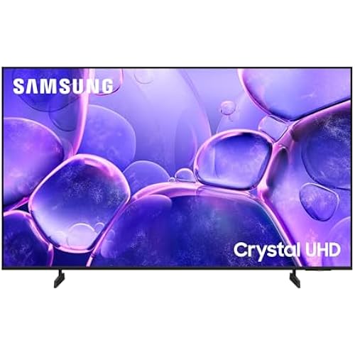 Samsung 50 Inch Smart TV 2025 Class U8000 Series Crystal UHD 4K Smart Tizen TV with Bluetooth, Motion Xcelerator (Renewed)