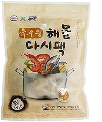 [Dashi Pack]Dried Mix Seafood and Anchovy Pack Made in Korea (16gX 10 Bags)