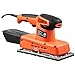 VEVOR Sheet Sander, 1/2 Sheet 2.5A Electric Sander for Woodworking, Max. 12000RPM Variable Speed Sheet Finishing Sander with Sandpaper and Dust Box for Wood Polishing Sanding