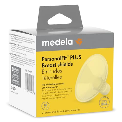 image for Medela PersonalFit Plus Breast Shields, 2 Pack of 18mm Breast Pump Fla