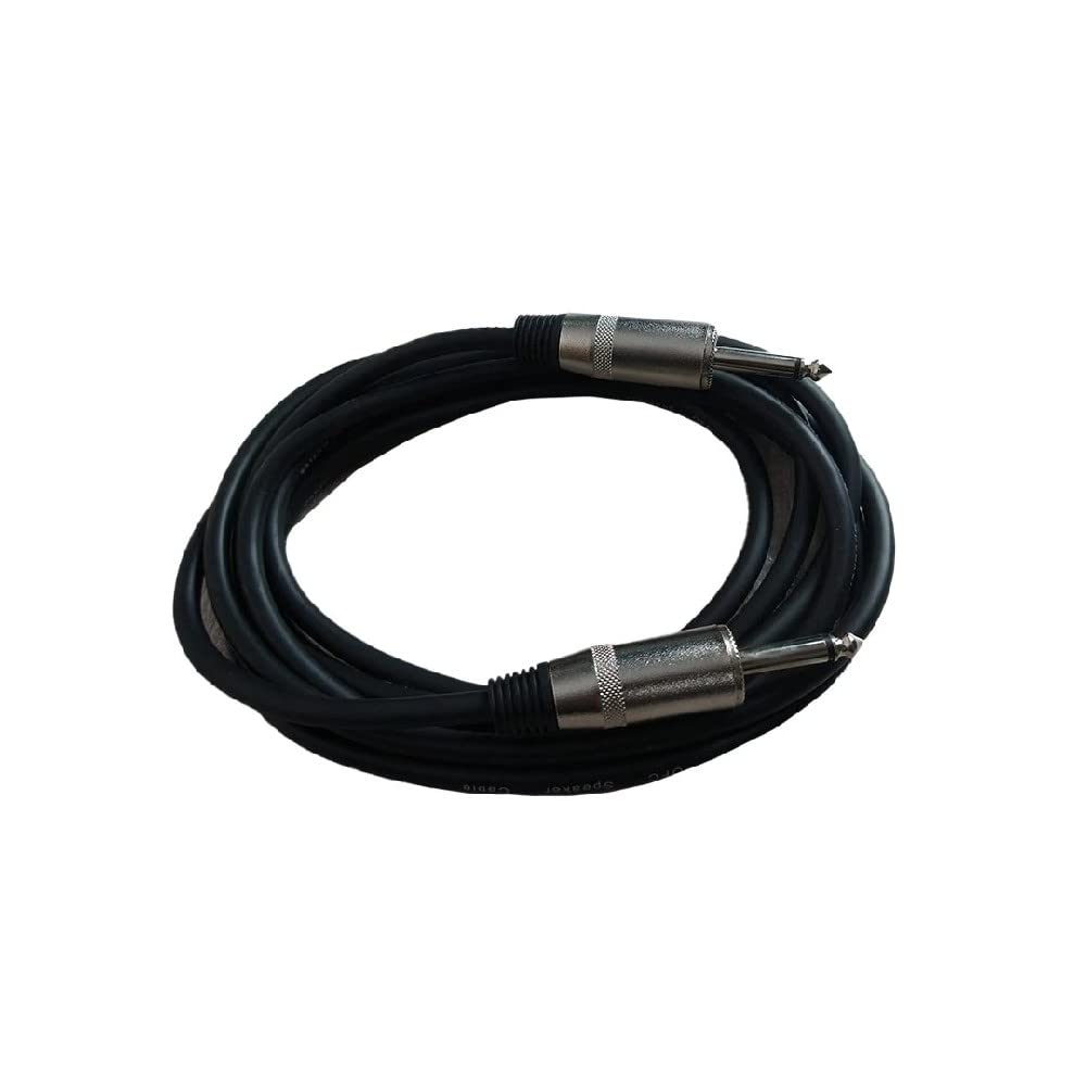 Bajaao TS to TS Balanced Cable for Speakers and instruments(Black)