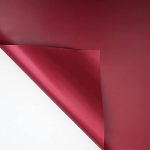 BBJ WRAPS Papel de regalo de flores coreano impermeable de un solo color, envoltura de embalaje para suministros de floristería, 23 x 23 pulgadas,