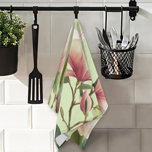 Torchons de cuisine microfibre Lily Magnolia pour décoration et salle de bain - 4