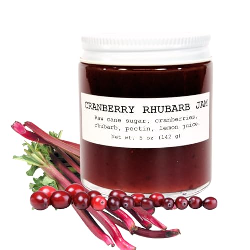 Cranberry Rhubarb Jam, 5 oz - Craft, Gourmet,...