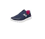 ２WAY軽量スリッポンスニーカー AN0909-NV-24.5