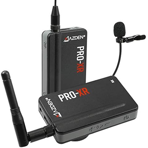 AZDEN PRO-XR Professional Grade 2.4GHz Digital Wireless Microphone System with Signal Redundancy Technology Cover