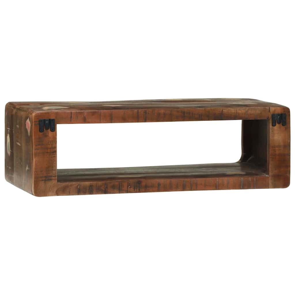 Mueble TV multicolor 80 x 30 x 25 cm con estantes y cajones