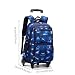 Imagen de FytStycale Mochila Escolar con Carrito Trolley Estudiantil Maleta Escolar Bolso con Ruedas Estructura Resistente Que Sube Escaleras con Facilidad Varios