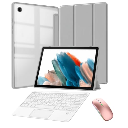 Étui clavier pour Samsung Galaxy Tab S9 11" et S9 FE avec veille automatique - Coque souple