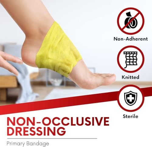 HEALQU Medical Xeroform Petrolatum Dressing 1x8-50 Count - Non-Adherent Gauze Pad for Low Exudating Wounds - Fine Mesh Gauze Patch Sterile for Wound Care Lacerations, Burns & Skin Grafts