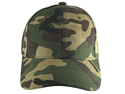 Topheadwear Blank Kids Youth Baseball Hat, Camo #TOP1