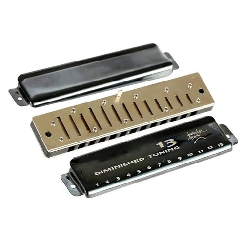 Beginners harmonica Black Harmonica Musical Instruments 13 Holes C Key Harmonica For Beginners