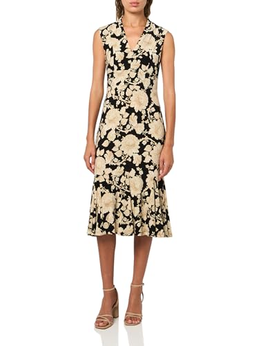 Tommy Hilfiger Women's Cap Sleeve V Neck Empire Midi Dress