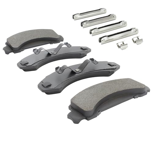 Image of QUALITY-BUILT Front Semi-Metallic Brake Pads, Premium 1001-0387M, Compatible with 1986-1997 Ford /Mazda (Aerostar,B2300,B3000,B4000,Bronco II,Explorer,Navajo,Ranger)