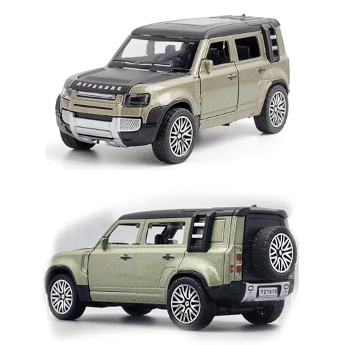 Image of KAVANA 1:32 Scale DieCast Metal Defender Pull Back Action Openable Doors, Metal Cars for Kids Toys,car Toys for Kids 5 Years 12, Car Toy Realistic Miniature Model Gift 2+yrs Girls Boys Random Colors