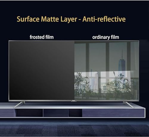Protector de pantalla antirreflejos para TV, filtro antirreflectante, alivia la fatiga ocular para pantallas LCD, LED, OLED, QLED, 60 pulgadas, 1338 x 756 mm