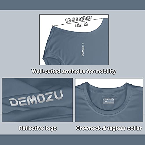 image for DEMOZU Men's Quick Dry Sleeveless Shirt Swim Beach Tank Top Athletic W