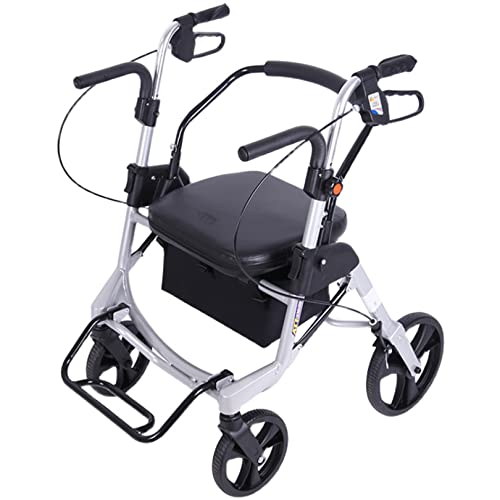 Rollator Wheelchair Combo 4-Wheel Folding